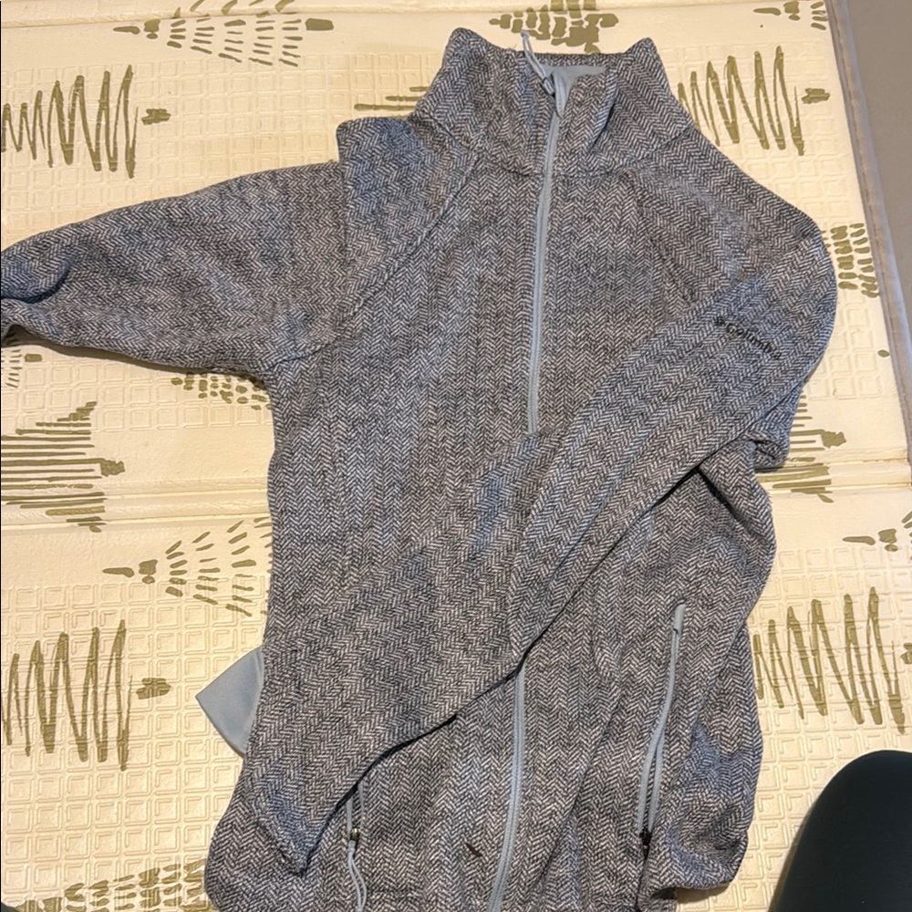 Columbia Gray Herringbone Jacket